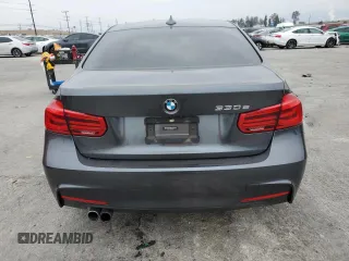 2018 BMW 3 Series 330e iPerformance with VIN WBA8E1C52JA758674, listed as a Copart auction lot 43273165 with 77,325 mi miles and Salvage Title. Bid and sale history available at carsss.com. Image 6.