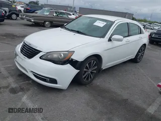 2012 Chrysler 200 Touring with VIN 1C3CCBBG2CN264035, listed as a IAAI auction lot 42047608 with 225,234 mi miles. Bid and sale history available at carsss.com. Image 2.