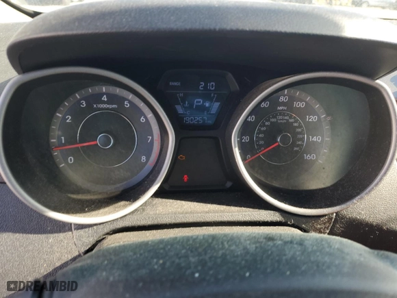 2016 Hyundai Elantra SE with VIN KMHDH4AE2GU553503, listed as a Copart auction lot 53285645 with 190,257 mi miles and Clean Title. Bid and sale history available at carsss.com. Image 10.