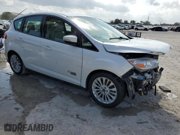 2017 Ford C-Max Energi SE with VIN 1FADP5EU8HL107917, listed as a Copart auction lot 51981005 with 999,999 mi miles and Non Repairable. Bid and sale history available at carsss.com. Image 4.
