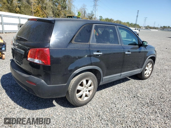 2011 Kia Sorento LX with VIN 5XYKT3A13BG013461, listed as a Copart auction lot 47467015 with 166,707 mi miles and Clean Title. Bid and sale history available at DreamBid. Image 3.