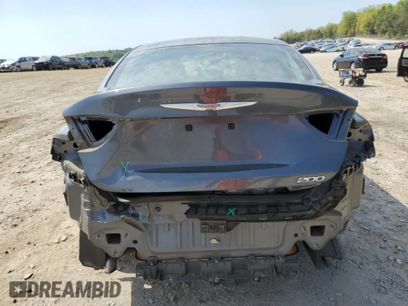 2016 Chrysler 200 LX with VIN 1C3CCCFB3GN195821, listed as a Copart auction lot 49332454 with 130,661 mi miles and Salvage Title. Bid and sale history available at carsss.com. Image 6.