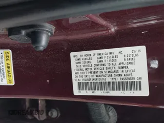 2016 Acura TLX Technology with VIN 19UUB2F54GA008165, listed as a IAAI auction lot 42192153 with 202,370 mi miles and . Bid and sale history available at DreamBid. Image 9.