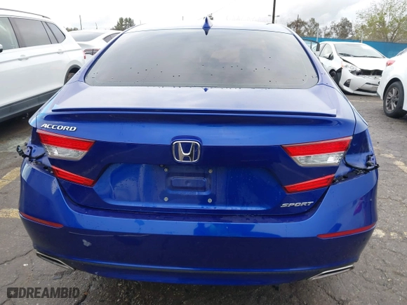 2019 Honda Accord Sedan Sport 1.5T with VIN 1HGCV1F3XKA059819, listed as a IAAI auction lot 41796021 with 135,767 mi miles. Bid and sale history available at carsss.com. Image 17.
