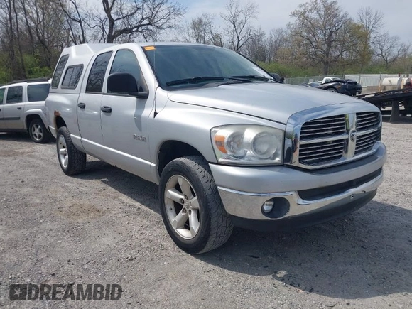 2008 Dodge 1500 SLT z VIN 1D7HU18N18S574013, wystawiony jako IAAI lot #42073938 z przebiegiem 143 365 mil mil oraz . Historia ofert i sprzedaży dostępna na DreamBid. Obrazek 1.