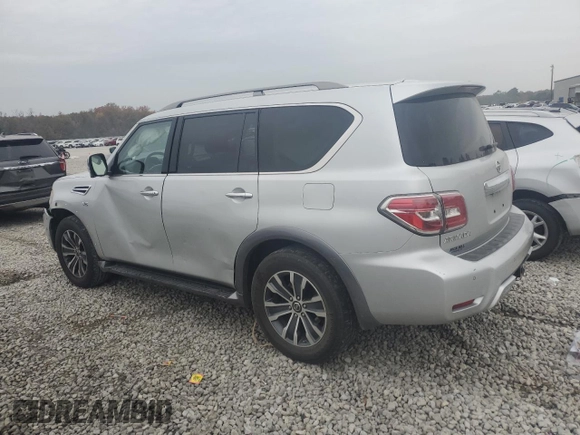 2018 Nissan Armada SL with VIN JN8AY2NC5J9550033, listed as a Copart auction lot 82569174 with 187,516 mi miles and Salvage Title. Bid and sale history available at carsss.com. Image 2.