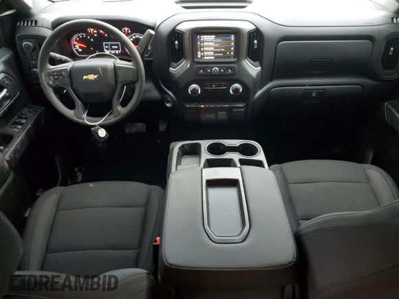 2024 Chevrolet Silverado 1500 Custom with VIN 1GCPDBEK0RZ388333, listed as a Copart auction lot 83615434 with 1,898 mi miles and Non Repairable. Bid and sale history available at DreamBid. Image 8.
