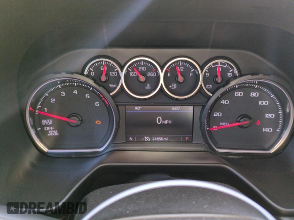 2023 Chevrolet Suburban LS with VIN 1GNSCBKD1PR132161, listed as a Copart auction lot 70649614 with 24,850 mi miles and Salvage Title. Bid and sale history available at DreamBid. Image 9.