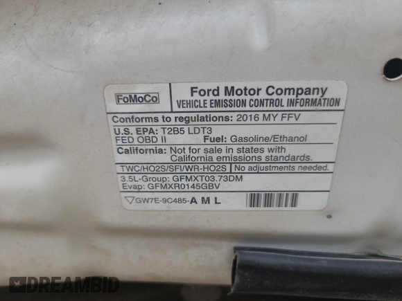 2016 Ford Explorer with VIN 1FM5K8B82GGA29479, listed as a IAAI auction lot 42844342 with 235,024 mi miles and . Bid and sale history available at DreamBid. Image 19.