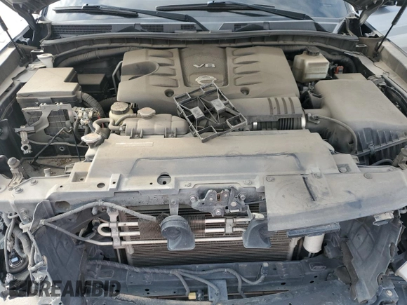 2017 Nissan Armada Platinum z VIN JN8AY2NE2H9700319, wystawiony jako Copart lot #51859735 z przebiegiem Nie podano mil oraz Szkoda całkowita • Salvage title. Historia ofert i sprzedaży dostępna na DreamBid. Obrazek 12.