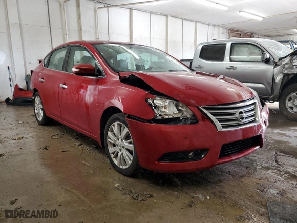 2013 Nissan Sentra SR with VIN 3N1AB7AP2DL708815, listed as a Copart auction lot 48913495 with 68,550 mi miles and Salvage Title. Bid and sale history available at carsss.com. Image 4.