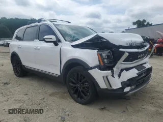 2022 Kia Telluride SX with VIN 5XYP54HC9NG271579, listed as a Copart auction lot 60352785 with 45,533 mi miles and Salvage title. Bid and sale history available at DreamBid. Image 4.