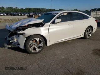 2019 Honda Accord EX z VIN 1HGCV1F40KA046778, wystawiony jako Copart lot #55650865 z przebiegiem 80 214 mil mil oraz Szkoda całkowita • Salvage title. Historia ofert i sprzedaży dostępna na DreamBid. Obrazek 1.