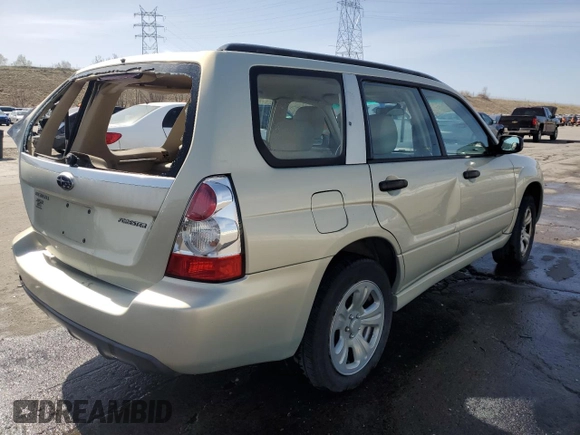 2007 Subaru Forester X with VIN JF1SG63677H708299, listed as a Copart auction lot 52371535 with 152,690 mi miles and Salvage Title. Bid and sale history available at carsss.com. Image 3.
