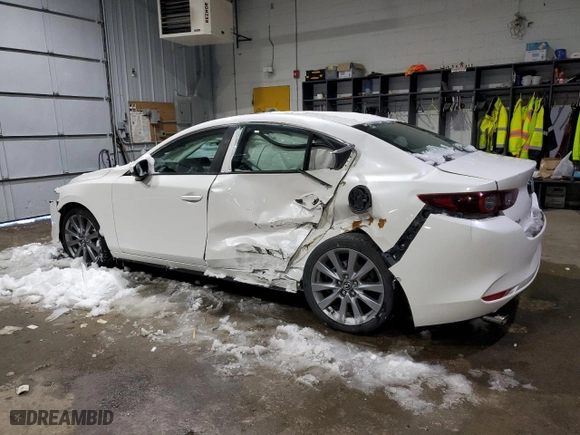 2022 Mazda Mazda3 Sedan Carbon Edition with VIN 3MZBPACL7NM317176, listed as a Copart auction lot 45314715 with 0 mi miles and Salvage Title. Bid and sale history available at carsss.com. Image 2.