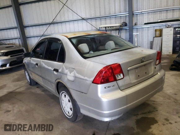 2004 Honda Civic VP with VIN 2HGES163X4H532799, listed as a Copart auction lot 41648295 with 294,575 mi miles and Salvage Title. Bid and sale history available at DreamBid. Image 2.