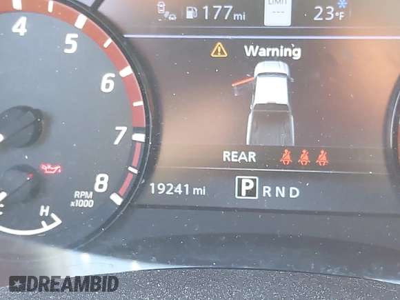 2024 Nissan Frontier Pro-4X with VIN 1N6ED1EK0RN645979, listed as a IAAI auction lot 41613465 with 19,241 mi miles and . Bid and sale history available at DreamBid. Image 15.