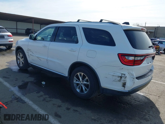 2016 Dodge Durango Limited with VIN 1C4RDHDG9GC373841, listed as a IAAI auction lot 41687422 with 155,835 mi miles. Bid and sale history available at carsss.com. Image 3.