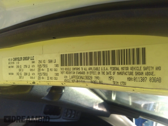 2010 Jeep Liberty Sport with VIN 1J4PP2GK9AW136620, listed as a IAAI auction lot 38923404 with 169,977 mi miles and . Bid and sale history available at DreamBid. Image 9.