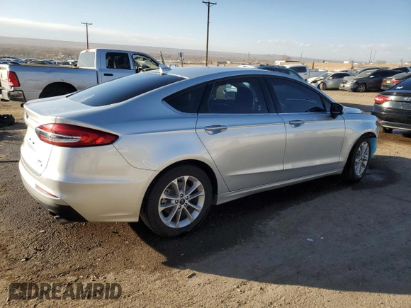 2019 Ford Fusion SE with VIN 3FA6P0HD4KR251223, listed as a Copart auction lot 42451445 with 37,710 mi miles and Salvage Title. Bid and sale history available at carsss.com. Image 3.