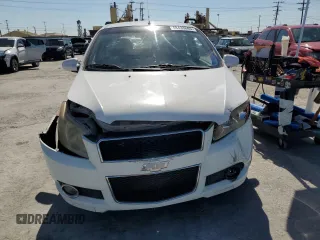2009 Chevrolet Aveo 2LT with VIN KL1TG66E49B385473, listed as a Copart auction lot 48433685 with 91,994 mi miles and Salvage title. Bid and sale history available at DreamBid. Image 5.