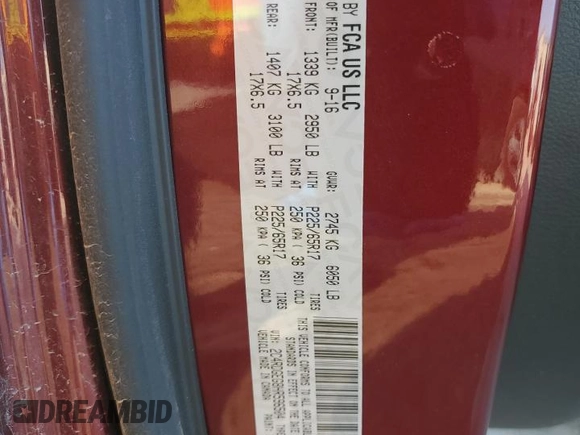 2017 Dodge Grand Caravan GT with VIN 2C4RDGEG8HR596504, listed as a Copart auction lot 87267074 with 86,112 mi miles and Salvage Title. Bid and sale history available at DreamBid. Image 15.