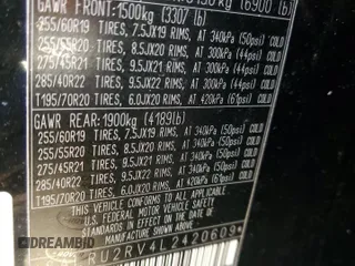 2020 Land Rover Discovery Landmark Edition with VIN SALRU2RV4L2420609, listed as a Copart auction lot 74682184 with 71,962 mi miles and Salvage Title. Bid and sale history available at carsss.com. Image 13.
