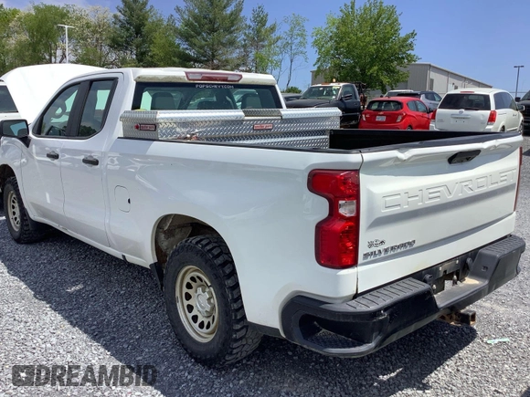 2019 Chevrolet Silverado 1500 Work Truck with VIN 1GCRYAEF9KZ257806, listed as a IAAI auction lot 42294637 with 126,881 mi miles and . Bid and sale history available at DreamBid. Image 5.