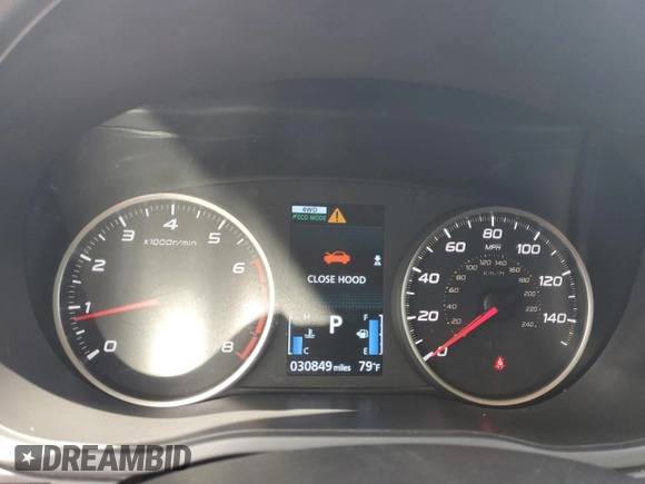 2024 Mitsubishi Eclipse Cross ES with VIN JA4ATUAA2RZ040805, listed as a Copart auction lot 52597735 with 30,849 mi miles and Non repairable. Bid and sale history available at DreamBid. Image 9.