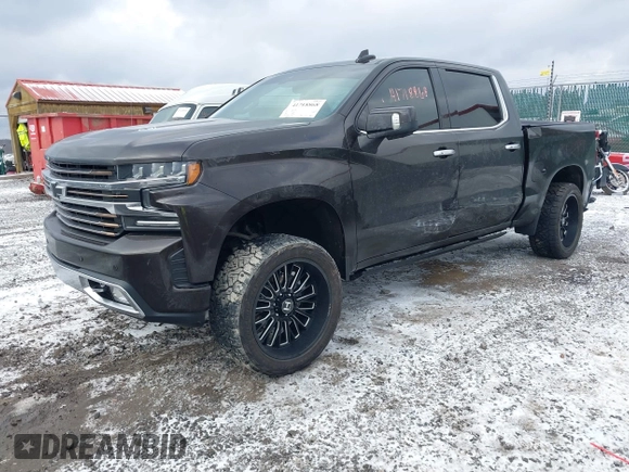 2019 Chevrolet Silverado 1500 High Country with VIN 1GCUYHEL1KZ204249, listed as a IAAI auction lot 41718868 with 36,237 mi miles. Bid and sale history available at carsss.com. Image 2.