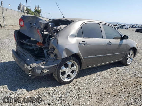 2005 Toyota Corolla CE with VIN 1NXBR32E75Z368700, listed as a Copart auction lot 62515285 with 227,776 mi miles and Salvage title. Bid and sale history available at DreamBid. Image 3.