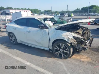 2018 Nissan Maxima SL with VIN 1N4AA6AP3JC372616, listed as a IAAI auction lot 42154173 with 97,900 mi miles and . Bid and sale history available at DreamBid. Image 1.