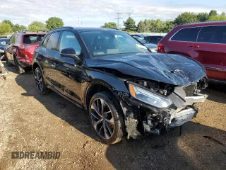 2023 Audi SQ5 Premium Plus with VIN WA1B4BFY0P2149913, listed as a Copart auction lot 67395464 with 10,207 mi miles and Salvage Title. Bid and sale history available at DreamBid. Image 4.