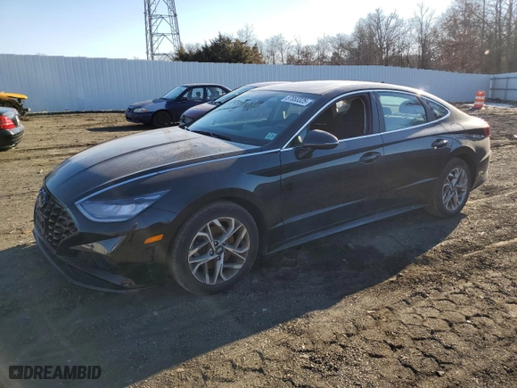 2022 Hyundai Sonata SEL with VIN KMHL64JA3NA226217, listed as a Copart auction lot 87853325 with 29,735 mi miles and Salvage Title. Bid and sale history available at carsss.com. Image 1.