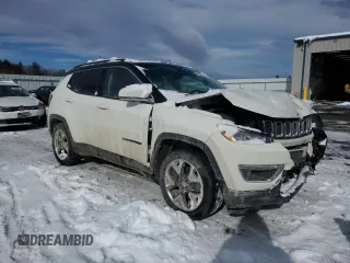 2020 Jeep Compass Limited z VIN 3C4NJCCB8LT108486, wystawiony jako Copart lot #44575565 z przebiegiem Nie podano mil oraz Szkoda całkowita • Salvage title. Historia ofert i sprzedaży dostępna na DreamBid. Obrazek 4.