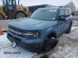 2021 Ford Bronco Sport Big Bend z VIN 3FMCR9B62MRB38620, wystawiony jako Copart lot #45008875 z przebiegiem 55 555 mil mil oraz Szkoda całkowita • Salvage title. Historia ofert i sprzedaży dostępna na DreamBid. Obrazek 1.