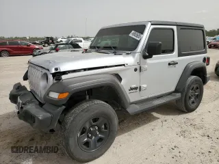 2022 Jeep Wrangler 80th Anniversary with VIN 1C4HJXAG8NW181325, listed as a Copart auction lot 49855655 with 27,763 mi miles and Salvage Title. Bid and sale history available at DreamBid. Image 1.