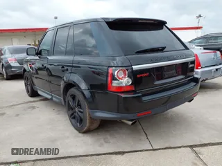 2013 Land Rover Range Rover Sport SC with VIN SALSH2E49DA767430, listed as a IAAI auction lot 42122006 with 112,868 mi miles. Bid and sale history available at carsss.com. Image 3.
