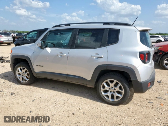 2017 Jeep Renegade Altitude with VIN ZACCJBBB3HPE90038, listed as a Copart auction lot 61364695 with 214,937 mi miles and Salvage title. Bid and sale history available at DreamBid. Image 2.
