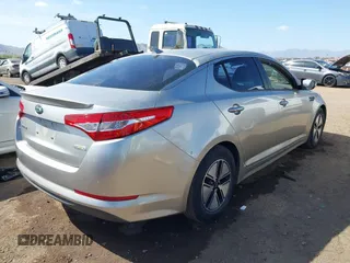 2012 Kia Optima Hybrid with VIN KNAGM4AD3C5033803, listed as a IAAI auction lot 42068386 with 115,442 mi miles. Bid and sale history available at carsss.com. Image 4.
