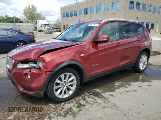 2014 BMW X3 xDrive28i with VIN 5UXWX9C54E0D23221, listed as a Copart auction lot 55412975 with 139,813 mi miles and Salvage Title. Bid and sale history available at DreamBid. Image 1.
