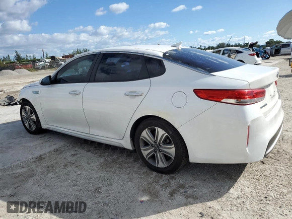 2017 Kia Optima Hybrid EX with VIN KNAGU4LE0H5017619, listed as a Copart auction lot 77137684 with 110,744 mi miles and Salvage Title. Bid and sale history available at carsss.com. Image 2.