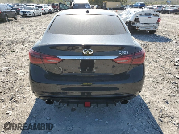 2020 Infiniti Q50 3.0t SPORT with VIN JN1EV7AP9LM203609, listed as a Copart auction lot 75878434 with 22,095 mi miles and Salvage Title. Bid and sale history available at carsss.com. Image 6.