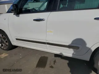 2014 FIAT 500L Lounge with VIN ZFBCFACH8EZ004015, listed as a Copart auction lot 73840584 with 0 mi miles and Salvage Title. Bid and sale history available at carsss.com. Image 12.