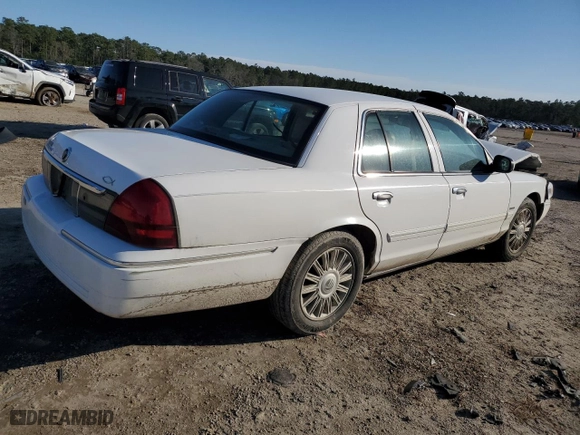 2009 Mercury Grand Marquis LS with VIN 2MEHM75V49X632193, listed as a Copart auction lot 44334585 with 71,276 mi miles and Salvage Title. Bid and sale history available at carsss.com. Image 3.