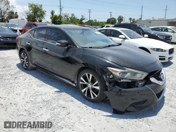 2017 Nissan Maxima Platinum with VIN 1N4AA6AP6HC381854, listed as a Copart auction lot 58800055 with 181,343 mi miles and Clean title. Bid and sale history available at DreamBid. Image 4.