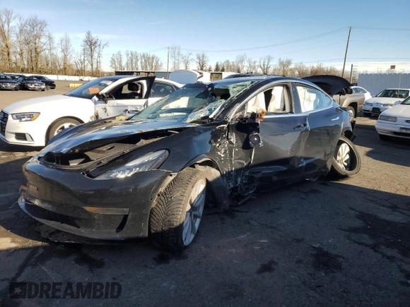 2018 Tesla Model 3 Long Range Battery with VIN 5YJ3E1EB4JF184814, listed as a Copart auction lot 88073115 with Not Provided miles and Salvage Title. Bid and sale history available at DreamBid. Image 1.