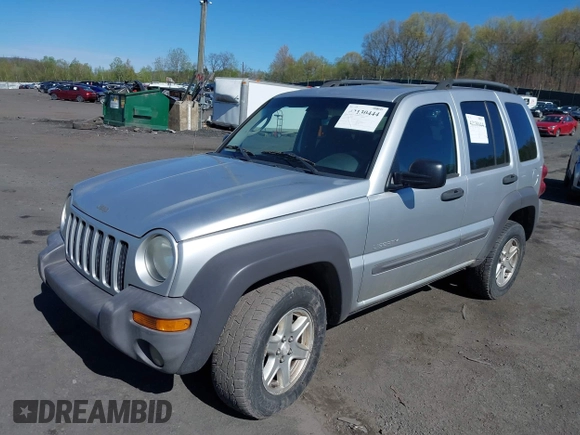 2004 Jeep Liberty Sport with VIN 1J4GL48K84W130852, listed as a IAAI auction lot 42130444 with 99,188 mi miles. Bid and sale history available at carsss.com. Image 2.