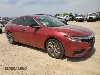 2022 Honda Insight Touring z VIN 19XZE4F95NE002847, wystawiony jako Copart lot #51352875 z przebiegiem 53 229 mil mil oraz Czysty tytuł • Clean title. Historia ofert i sprzedaży dostępna na DreamBid. Obrazek 4.
