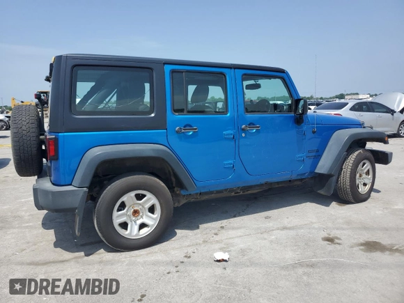 2016 Jeep Wrangler Unlimited Sport RHD z VIN 1C4BJWKG8GL307167, wystawiony jako Copart lot #57186605 z przebiegiem 182 213 mil mil oraz Czysty tytuł • Clean title. Historia ofert i sprzedaży dostępna na DreamBid. Obrazek 3.